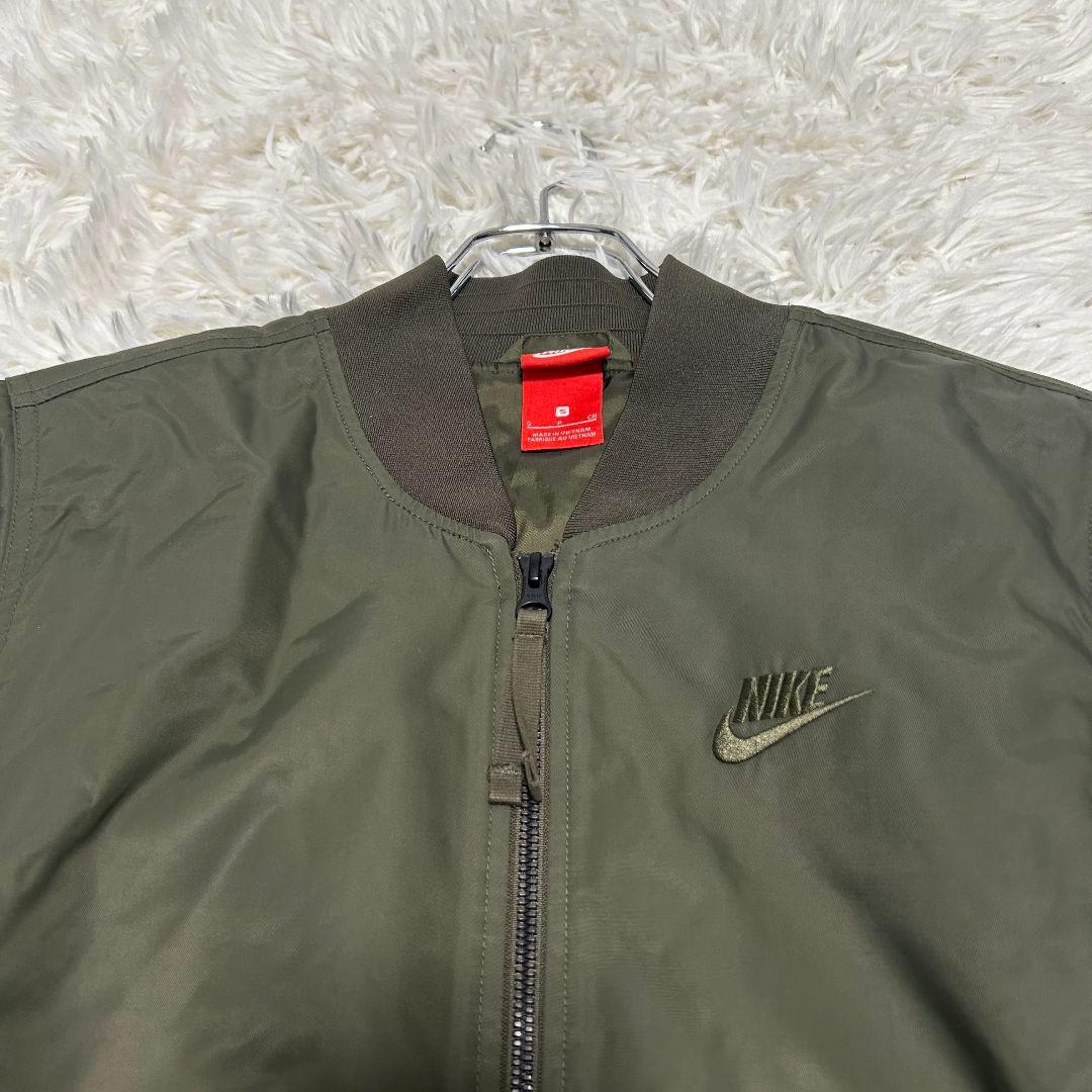 美品✨️NIKE ナイキ メンズ MA-1 フライトジャケット カーキ ブルゾン