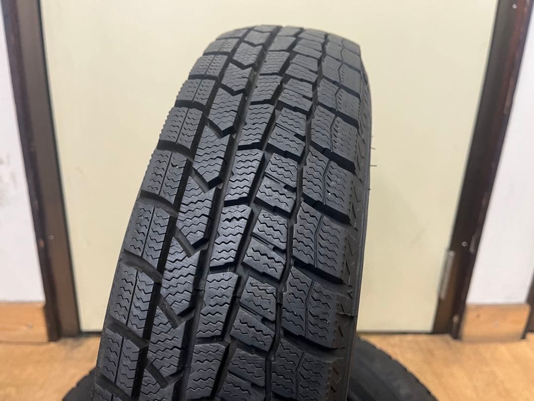 ⑤2022年製 中古ダンロップ冬タイヤ145/80R13 4本セット軽自動車各種