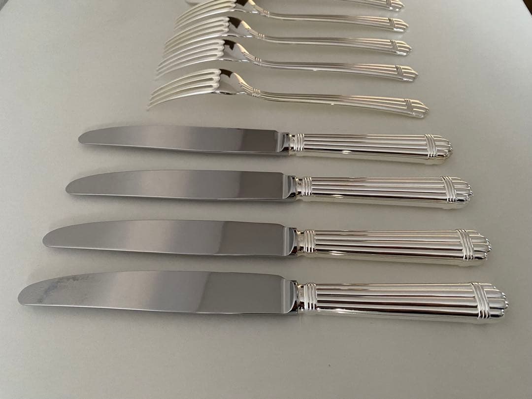 Christofle クリストフル シルバープレート アリア 5種計20pcs