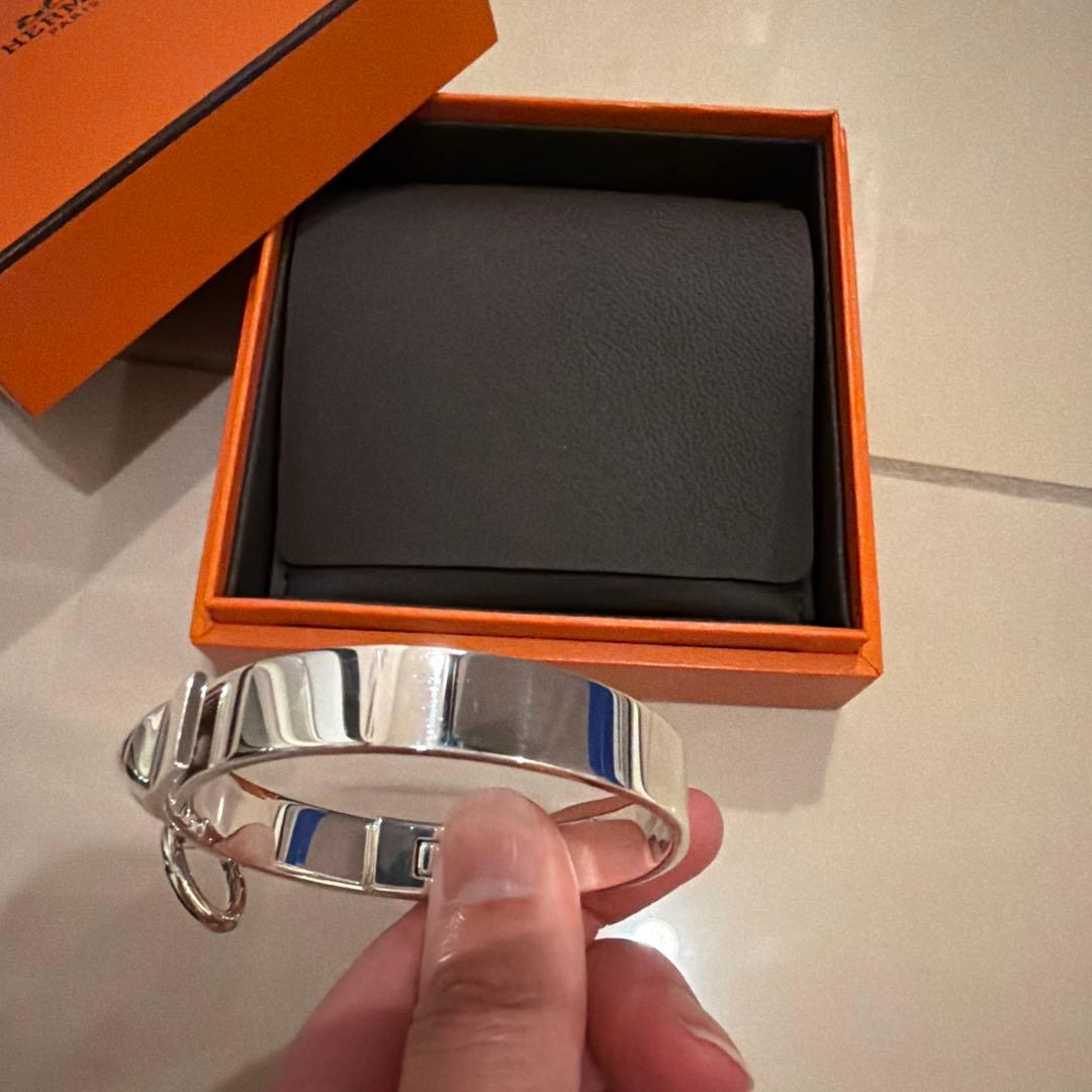 HERMES エルメス コリエドシアン ブレスレット Ag925 SHサイズ