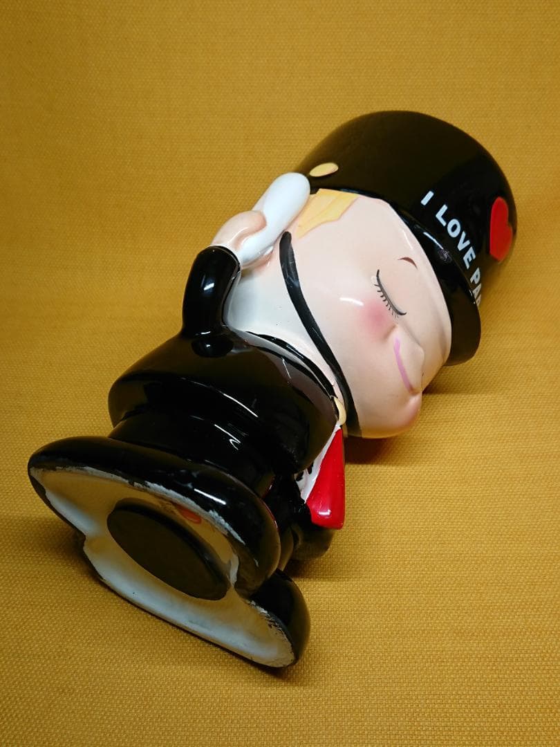 人形　警察　陶器　ルネ　オブジェ　置物　インテリア　工芸品　美術品　A1283