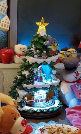 Disney クリスマスツリーオルゴール　45cm