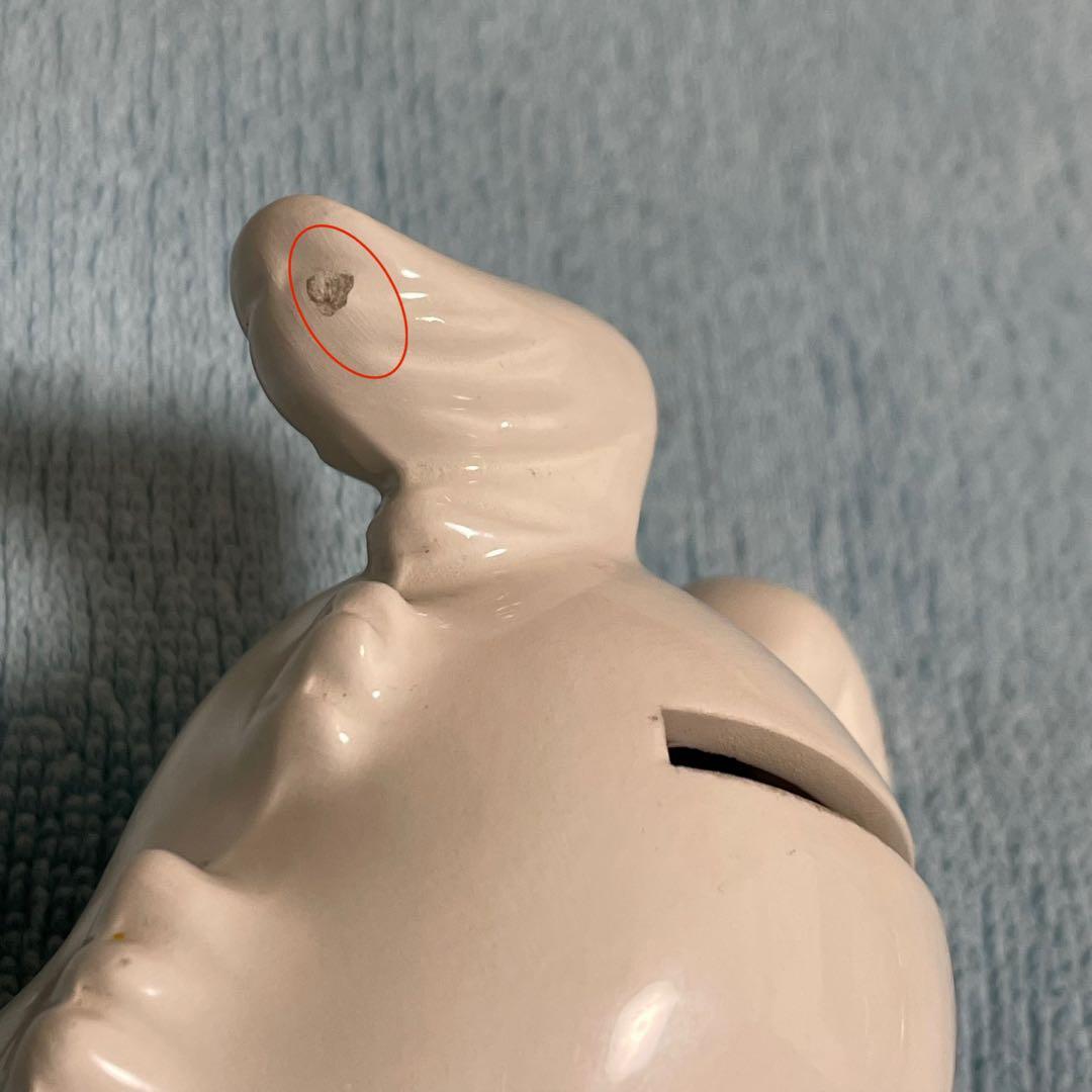 希少　内藤ルネDesign 「陶器」 犬貯金箱　当時物　年代物　ヴィンテージ