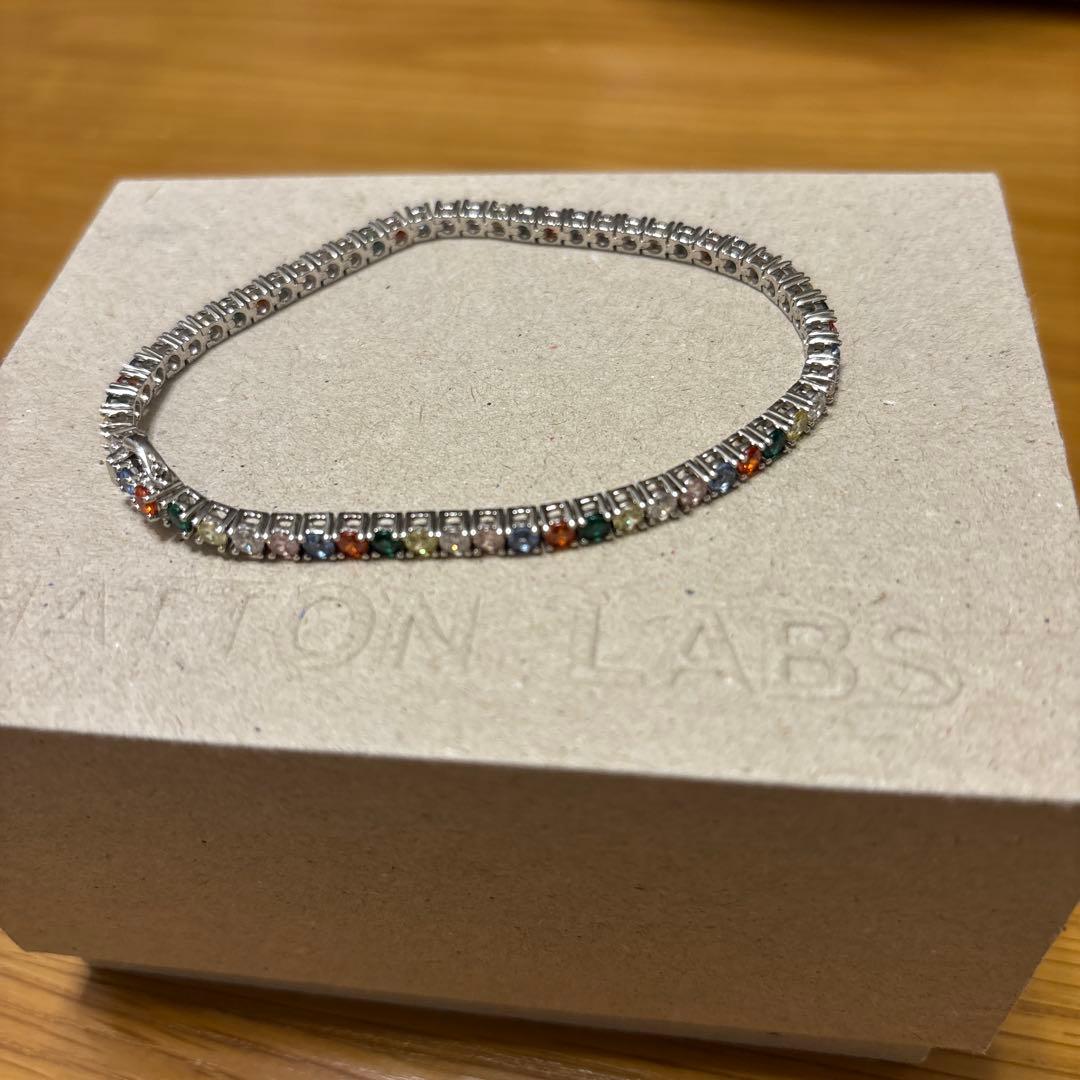 【HATTON LABS】MULTI TENNIS BRACELET（訳あり）
