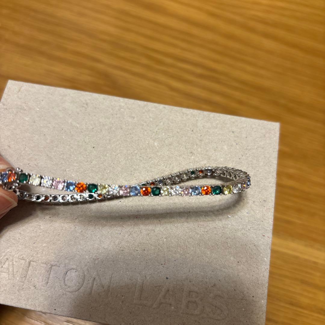【HATTON LABS】MULTI TENNIS BRACELET（訳あり）