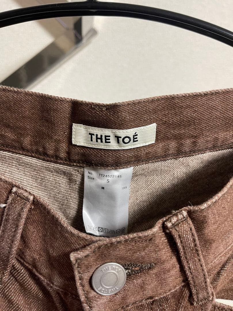 THETOE Emirates Track Denim Pants ブラウン