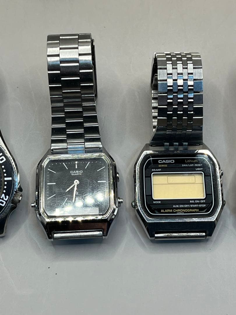 【ジャンク】SEIKO、CITIZEN、CASIO腕時計11点セット