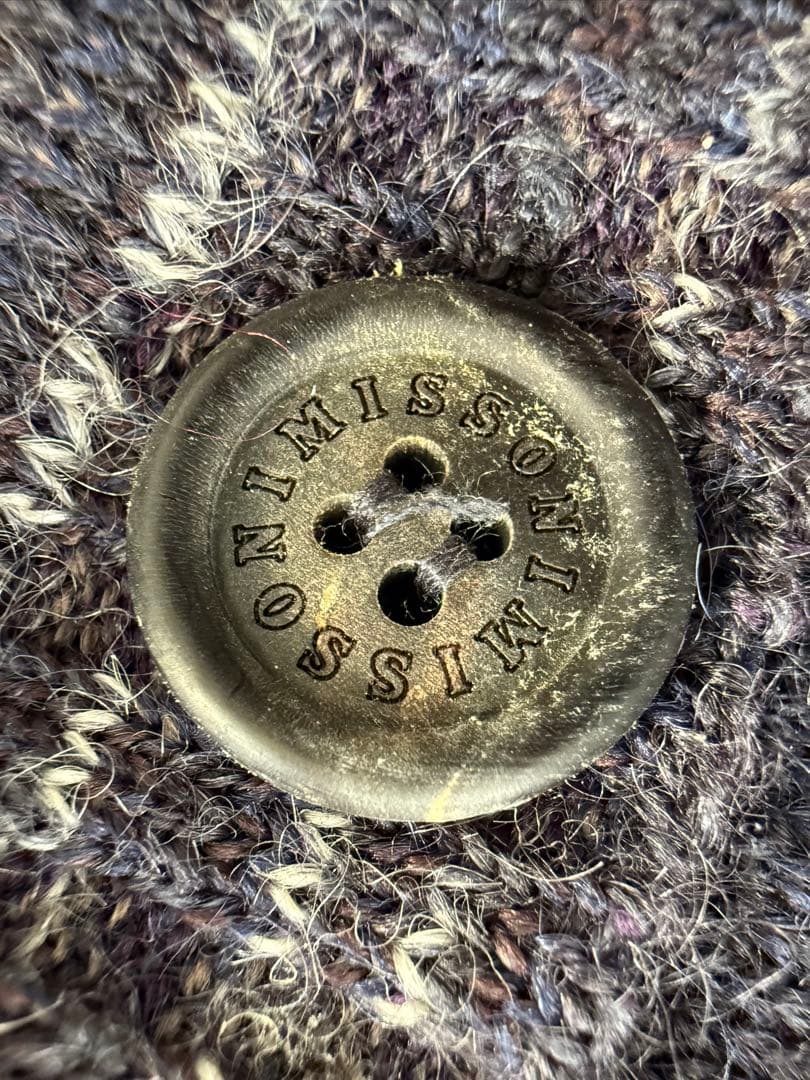 MISSONI パッチワークカーディガン サイズ48