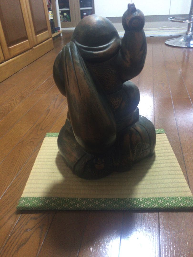 福の神のブロンズ像 約30cm