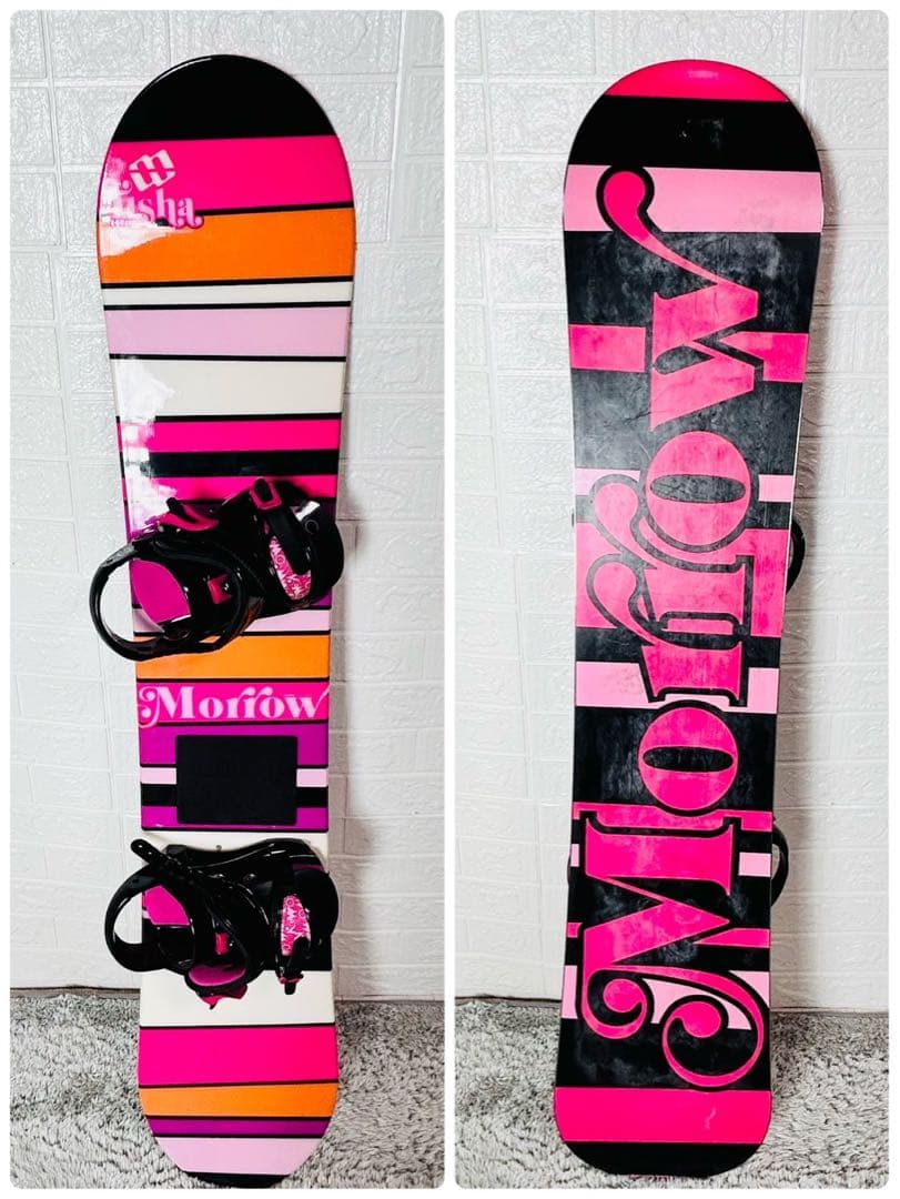 【初心者おすすめ】Morrow レディース スノーボード セット 140cm