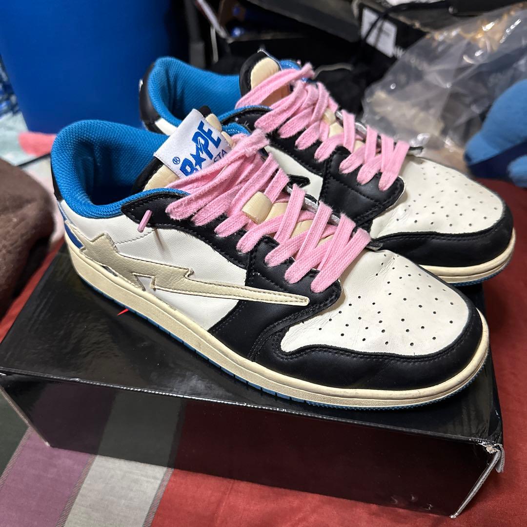 靴 Travis Scott Air Jordan1 Bape Sta