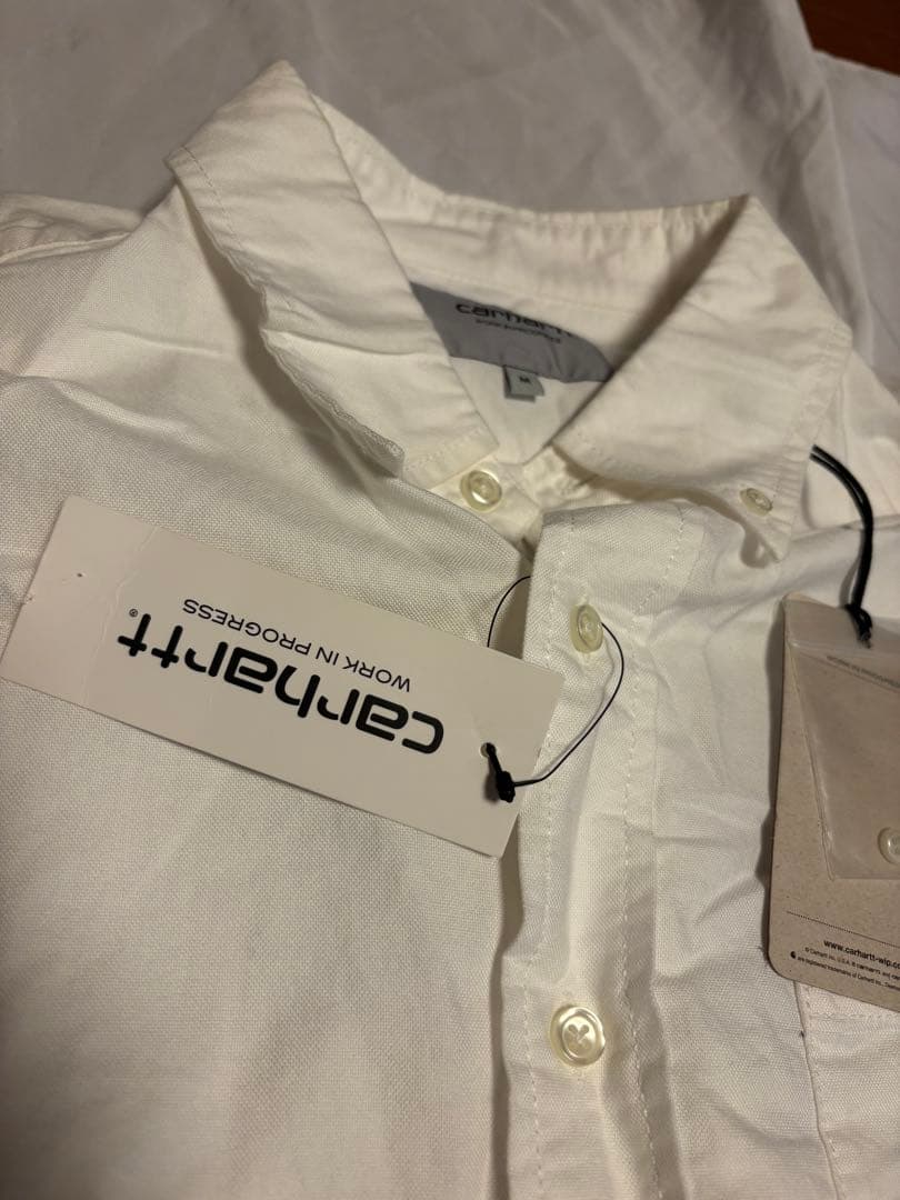 新品　Carhartt ワークインプログレス ロングスリーブ ボタンダウンシャツ