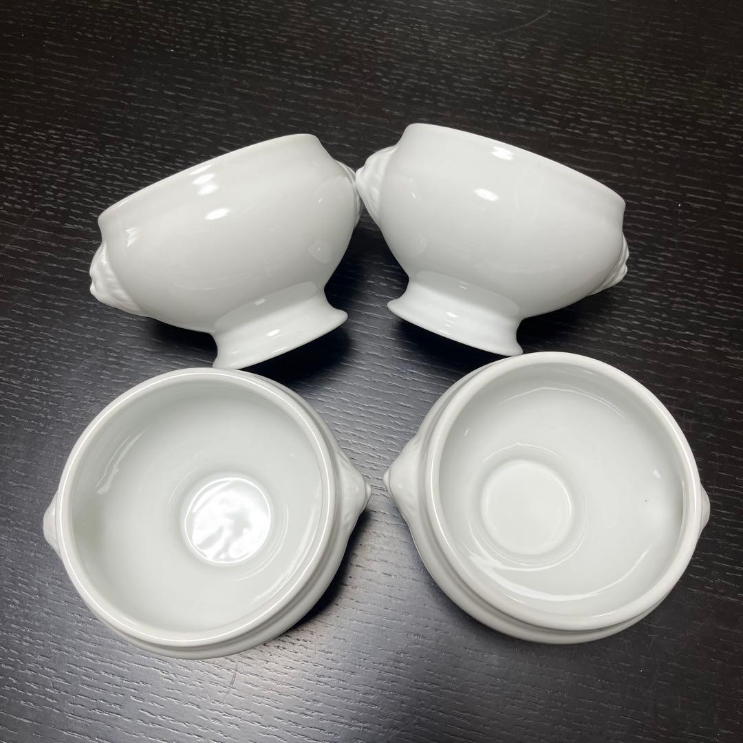 【4個セット】ライオンヘッド　スープボウル　スープカップ