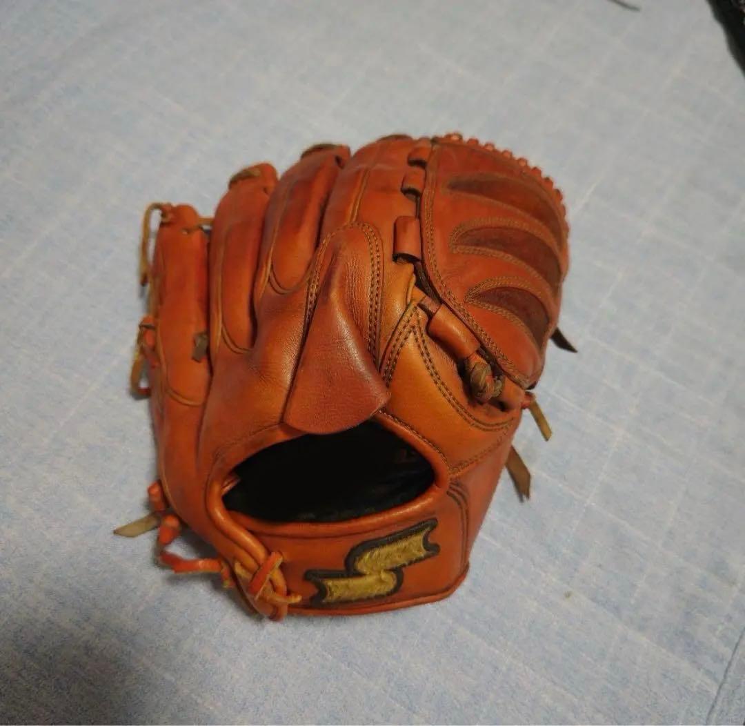【激レア】SSK オーダーメイド 硬式グローブ 右投げ用 オレンジ