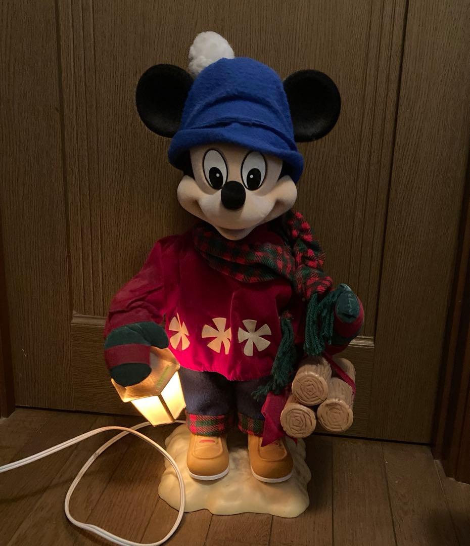 最終セール❗️アンティーク❤︎ディズニー❤︎クリスマスミッキー❤︎音楽とライト点灯