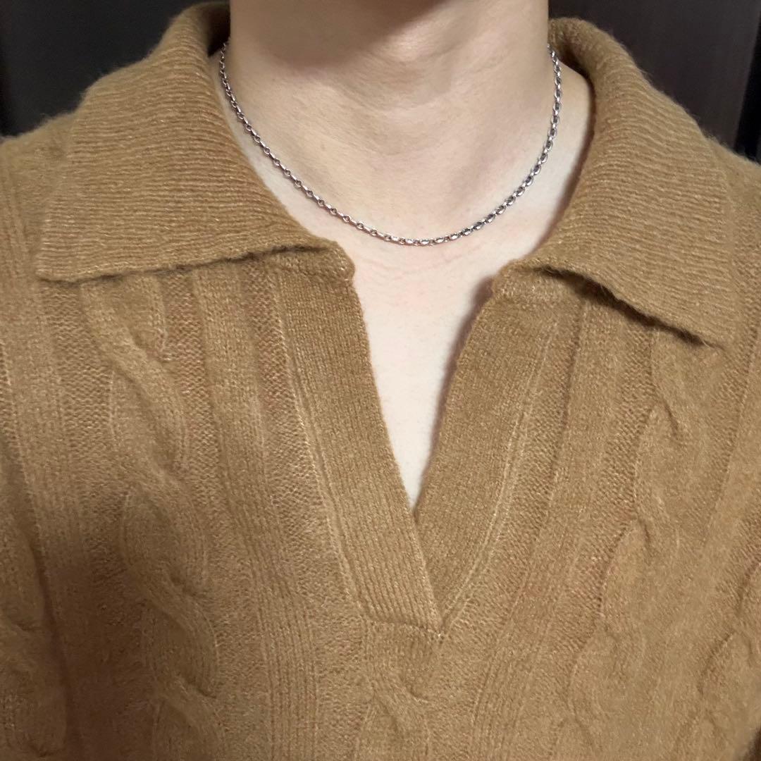 アクセサリー vintage silver925 Anker chain necklace