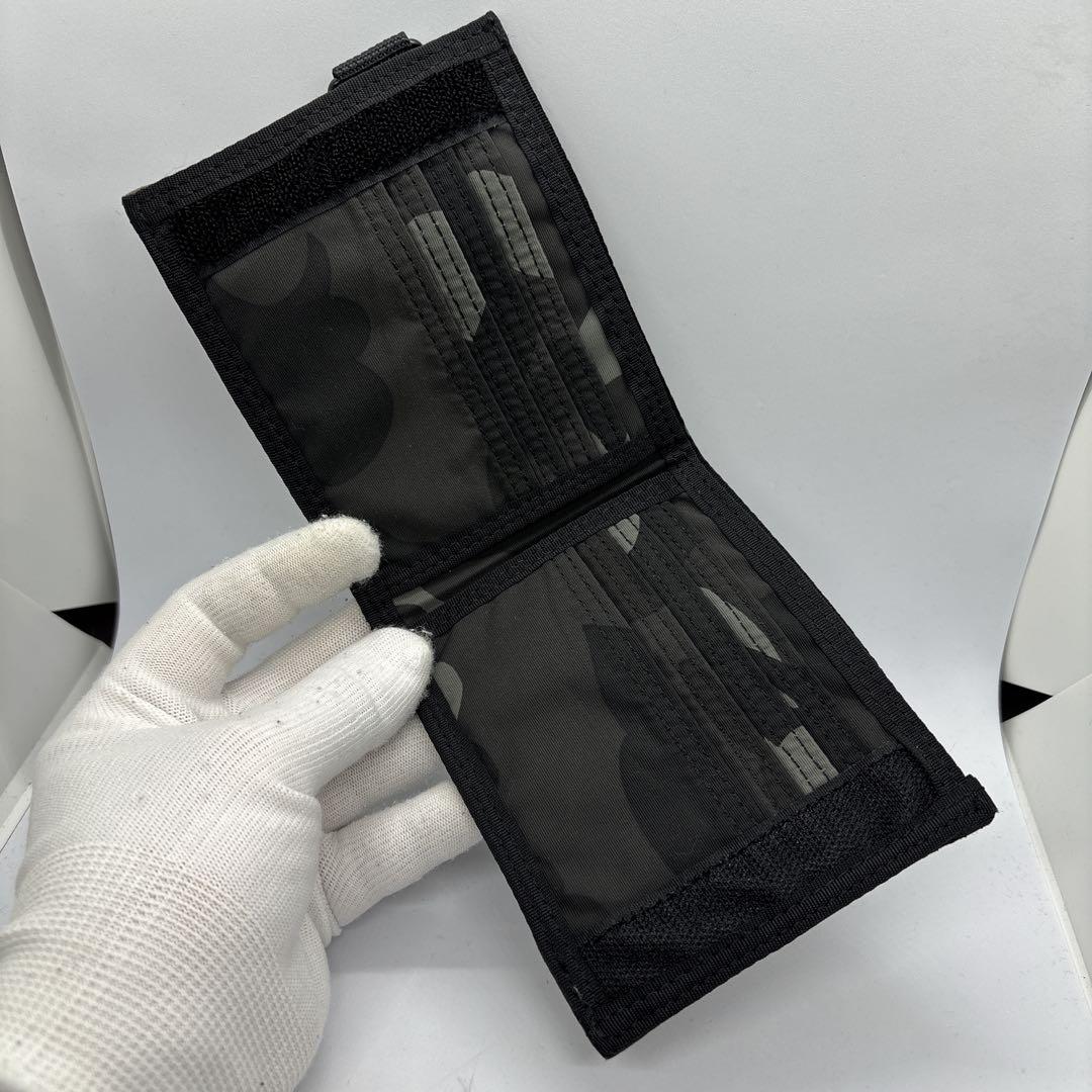 【希少・未使用に近い】ポーター　エイプ　コラボ　2つ折り財布　カモフラ　ブラック