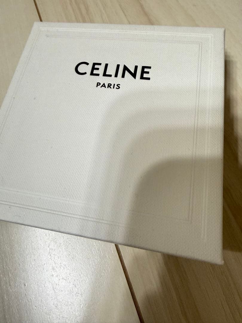CELINE ロゴ入りシュシュ ベージュ