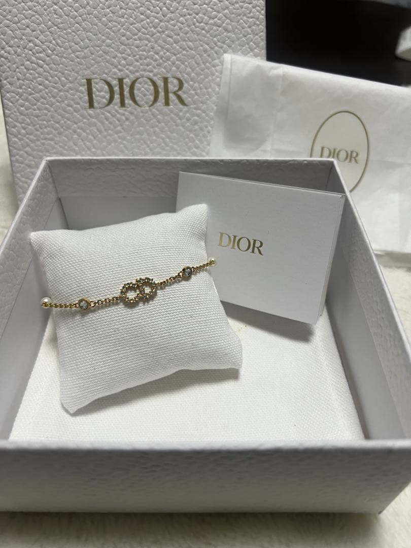 Dior ゴールド チェーンブレスレット