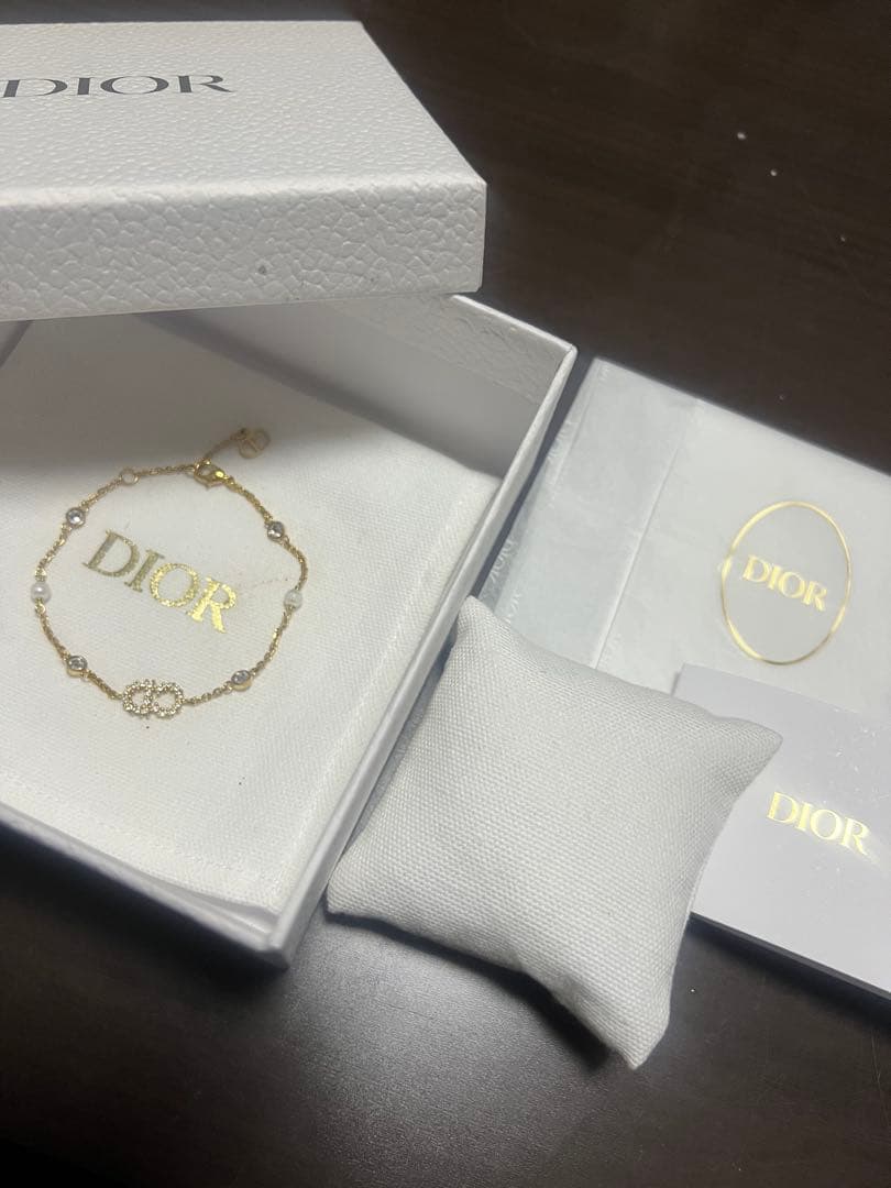 Dior ゴールド チェーンブレスレット