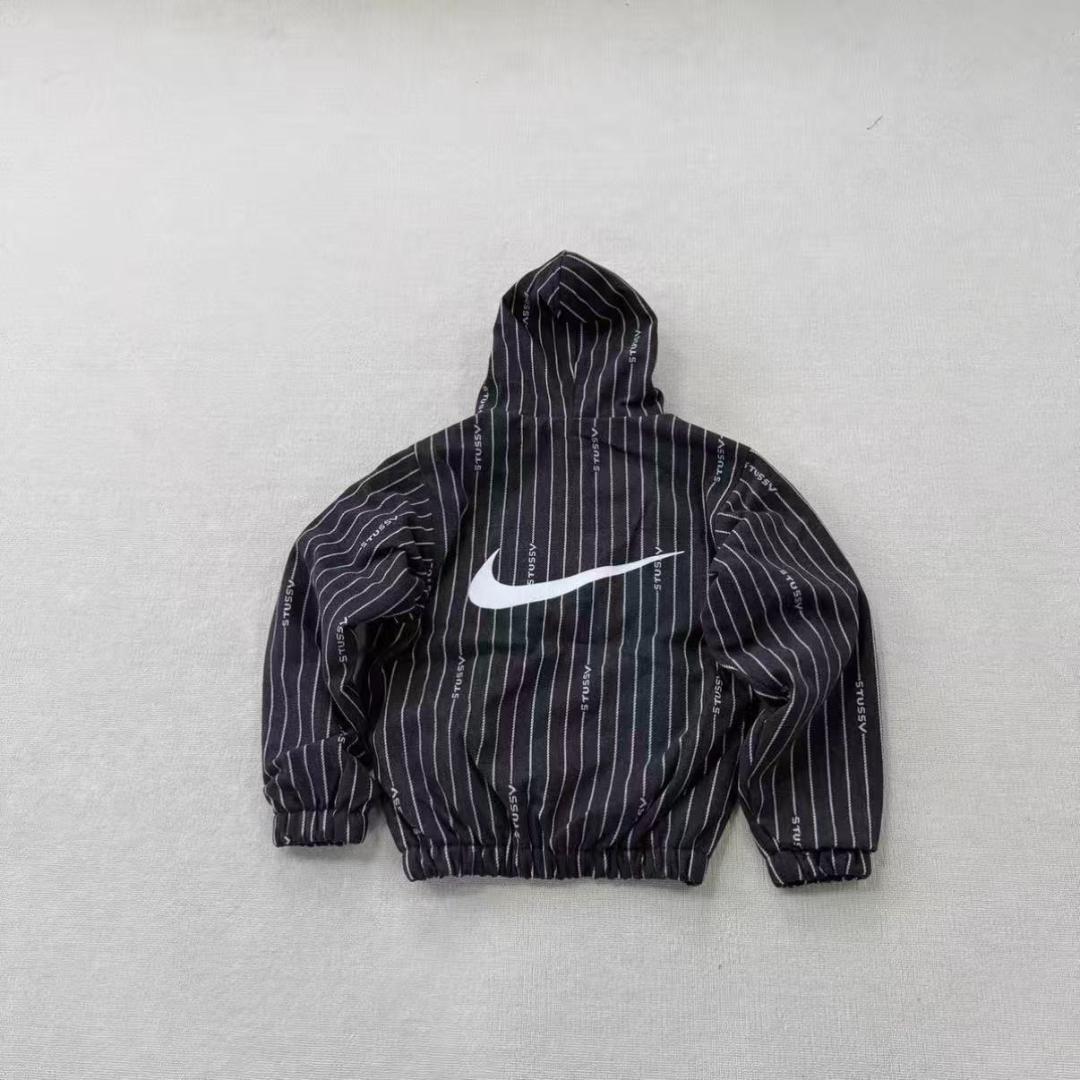 Nike Stussy ストライプジャケット M