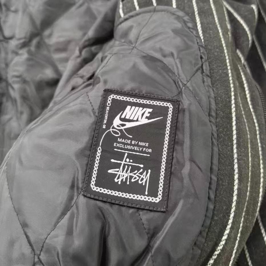 Nike Stussy ストライプジャケット M