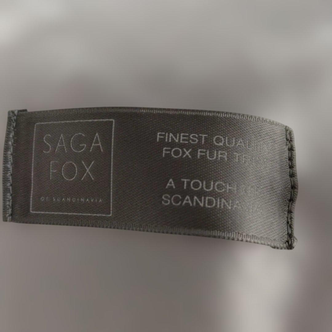 ＳＡＧＡ ＦＯＸ ファーショール　長さ約１１７㌢(毛足含む)　オフホワイト