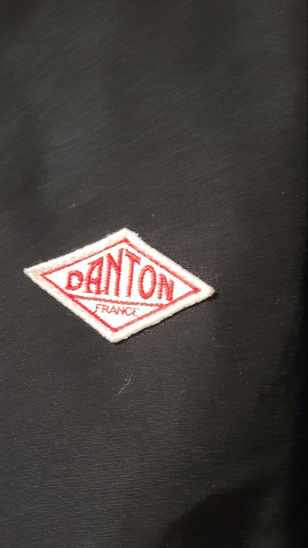 最終お値下げ　DANTON　ダントン　ファー付き　ダウンコート　黒　Ｌサイズ