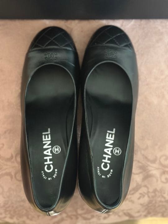 ままごん　　　　　シャネル　CHANEL ブラック　パンプス　未使用