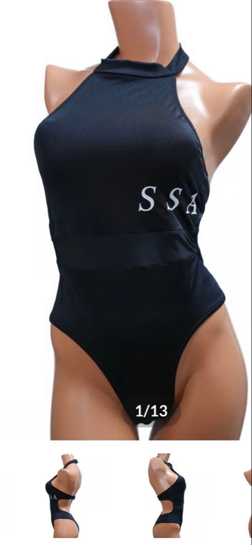 SSA ブラック モノキニ　S