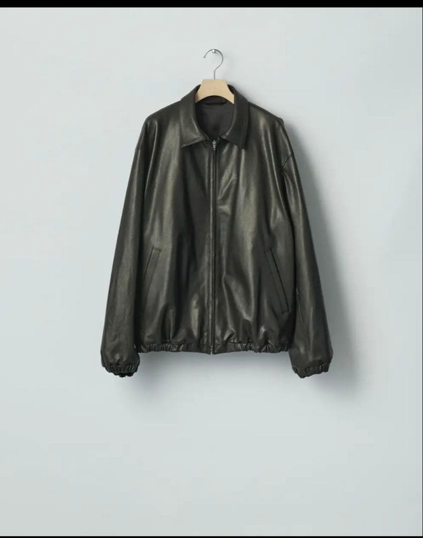 ジャケット・アウター ssstein Lambs Leather Light Zip Jacket s