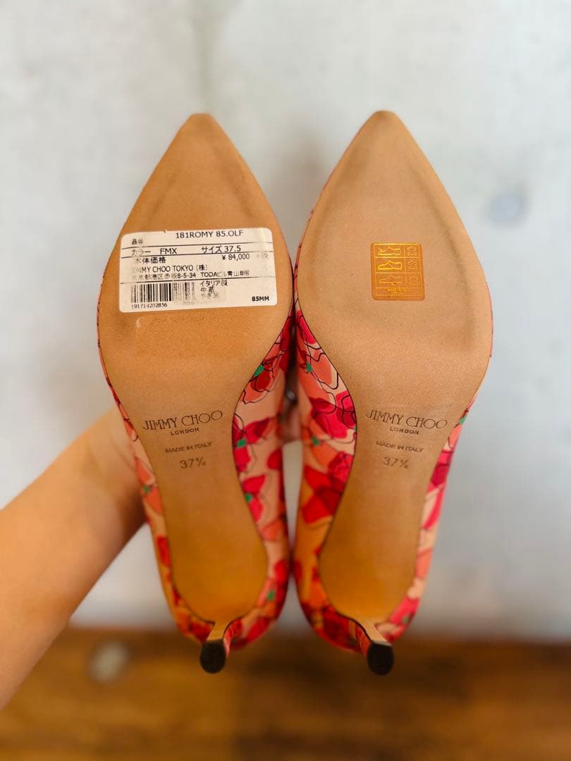 JIMMY CHOO　パンプス　花柄　新品未使用