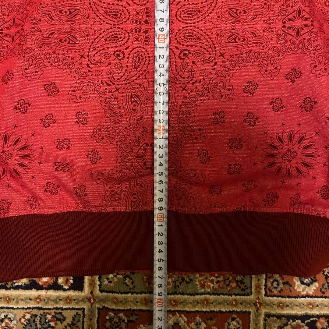Supreme バンダナ柄 レッドジャケット S