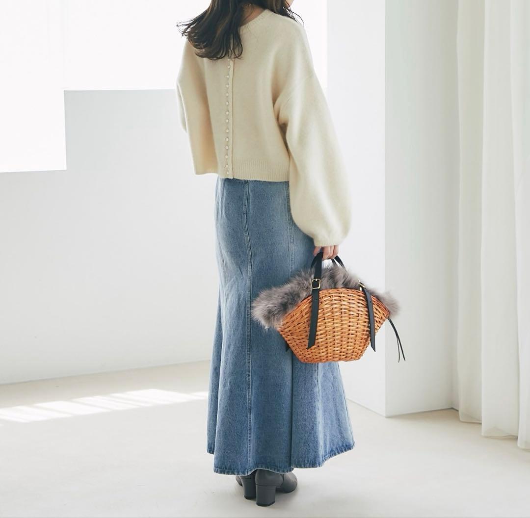 ヘアリーウール前後wayカーディガン