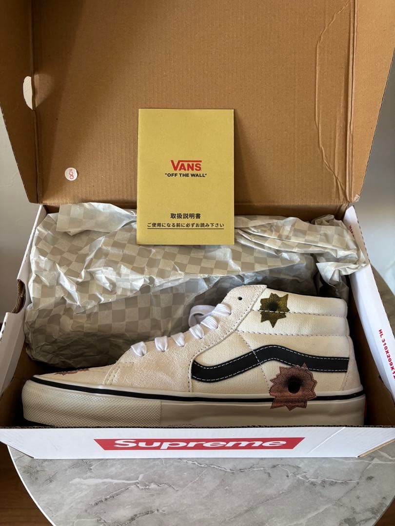 靴 Supreme Nate Lowman Vans Grosso Mid