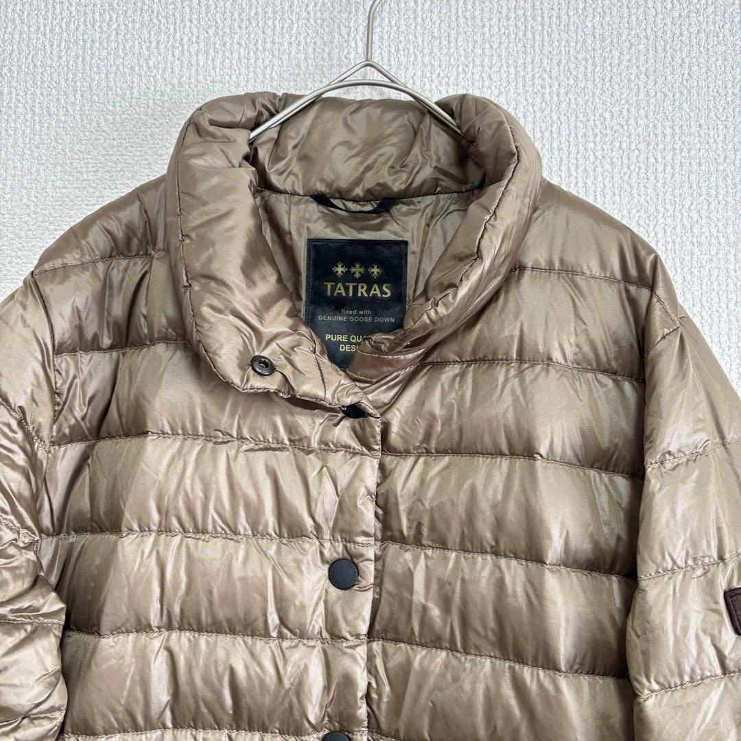 お*む様 高級　TATRAS タトラス ダウン レディース ベージュ 軽量