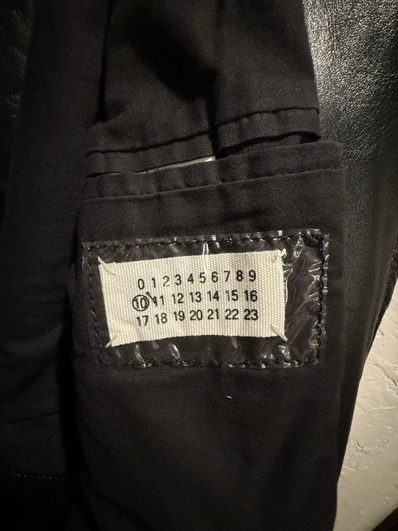 マルタンマルジェラ　ハの字ライダース　ブラック　46