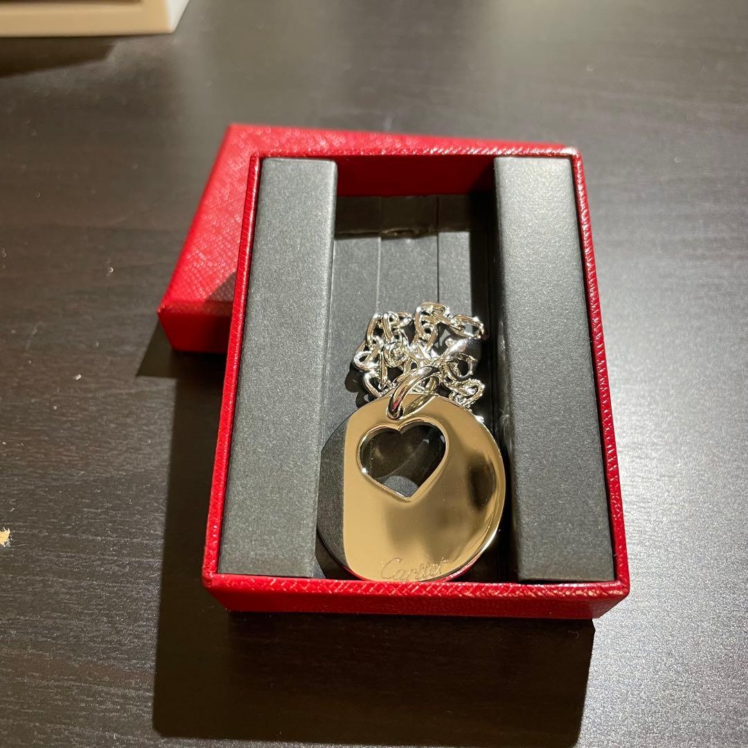 カルティエ Cartier ハート キーホルダー　キーチャーム