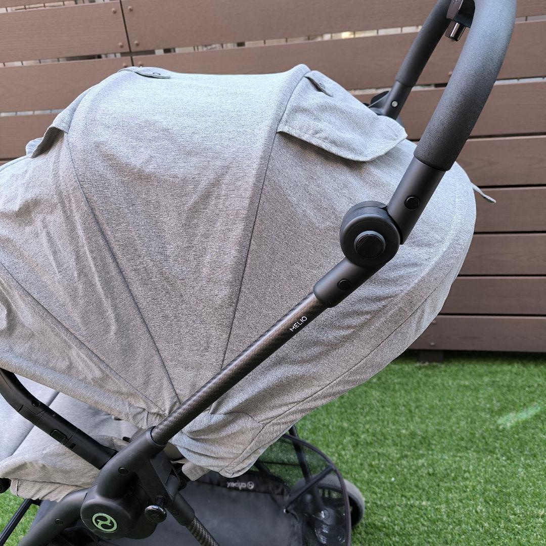 送料無料 Cybex Melio メリオ グレー ベビーカー AB型　対面