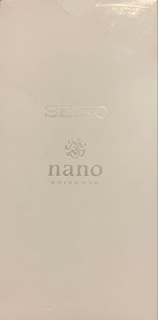 新品未使用】SEIKO/ナノ・ユニバース限定別注シャリオ37.5mm