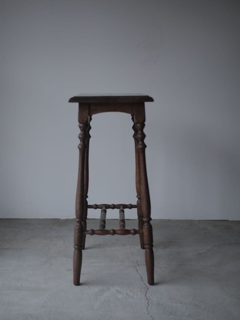 花台　イギリス製　オーク材　展示台　台　古家具　古道具　アンティーク　昭和レトロ