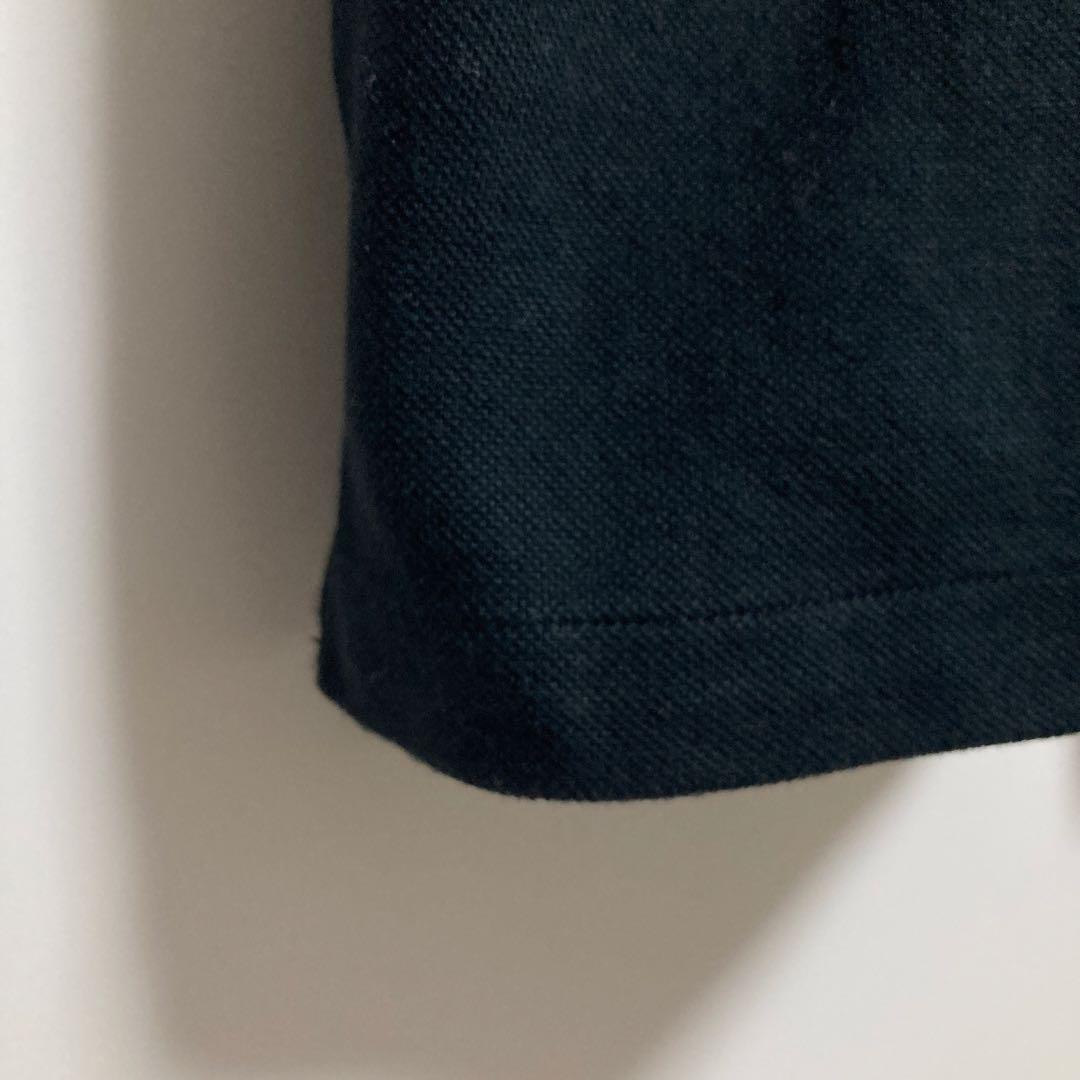 【未使用品】Nike テニスロゴ刺繍DRI-FIT ブラックポロシャツXLサイズ