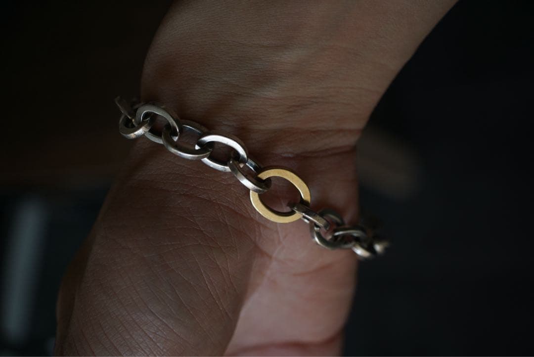 OLD Tiffany&Co. K18 925 ロング ブレスレット 2002