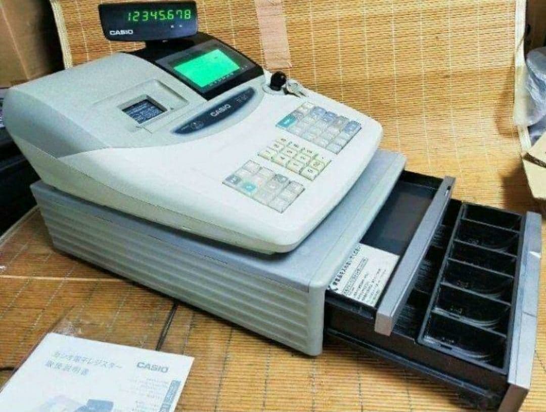 カシオレジスター　TE-120　フル設定込み　送料無料　人気機種　681061