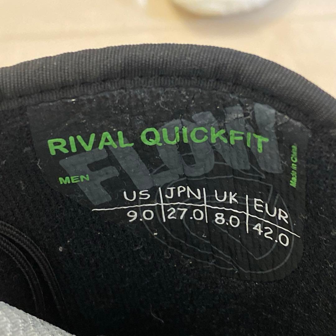 【即日発送】FLOWフロー スノボブーツ RIVAL QUICKFIT 27cm