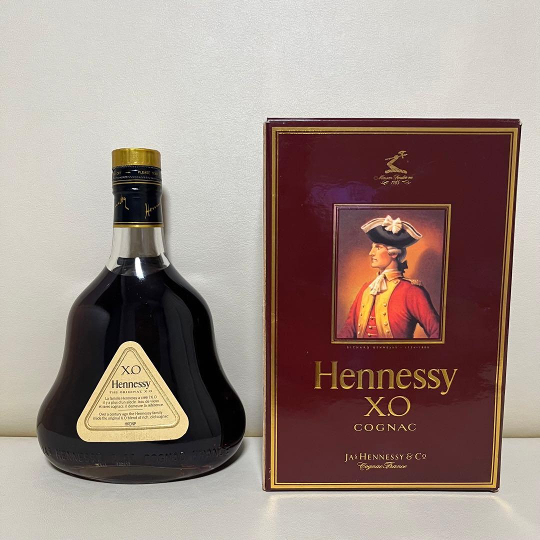 ［未開封新品］箱付きヘネシー XO 金キャップ 旧ボトル