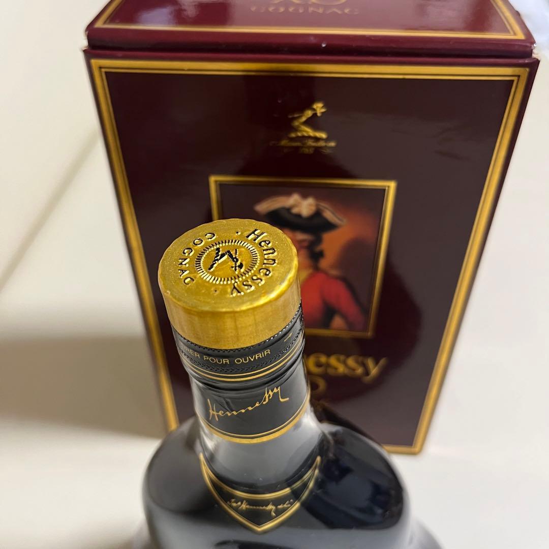 ［未開封新品］箱付きヘネシー XO 金キャップ 旧ボトル