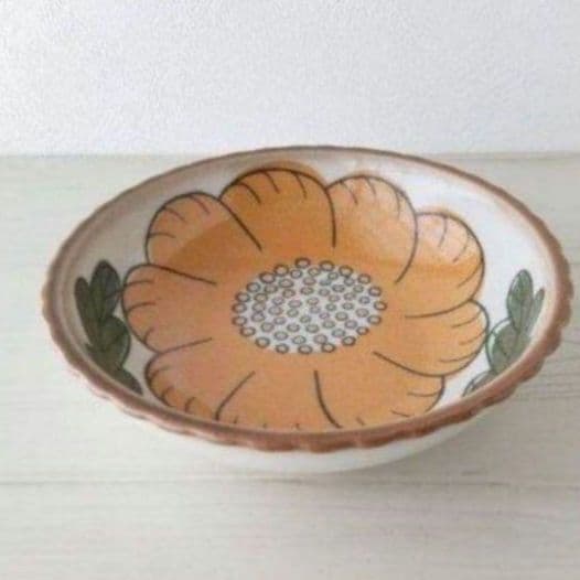 新品2点セット　美濃焼　すくすく　16cm 中鉢　はな