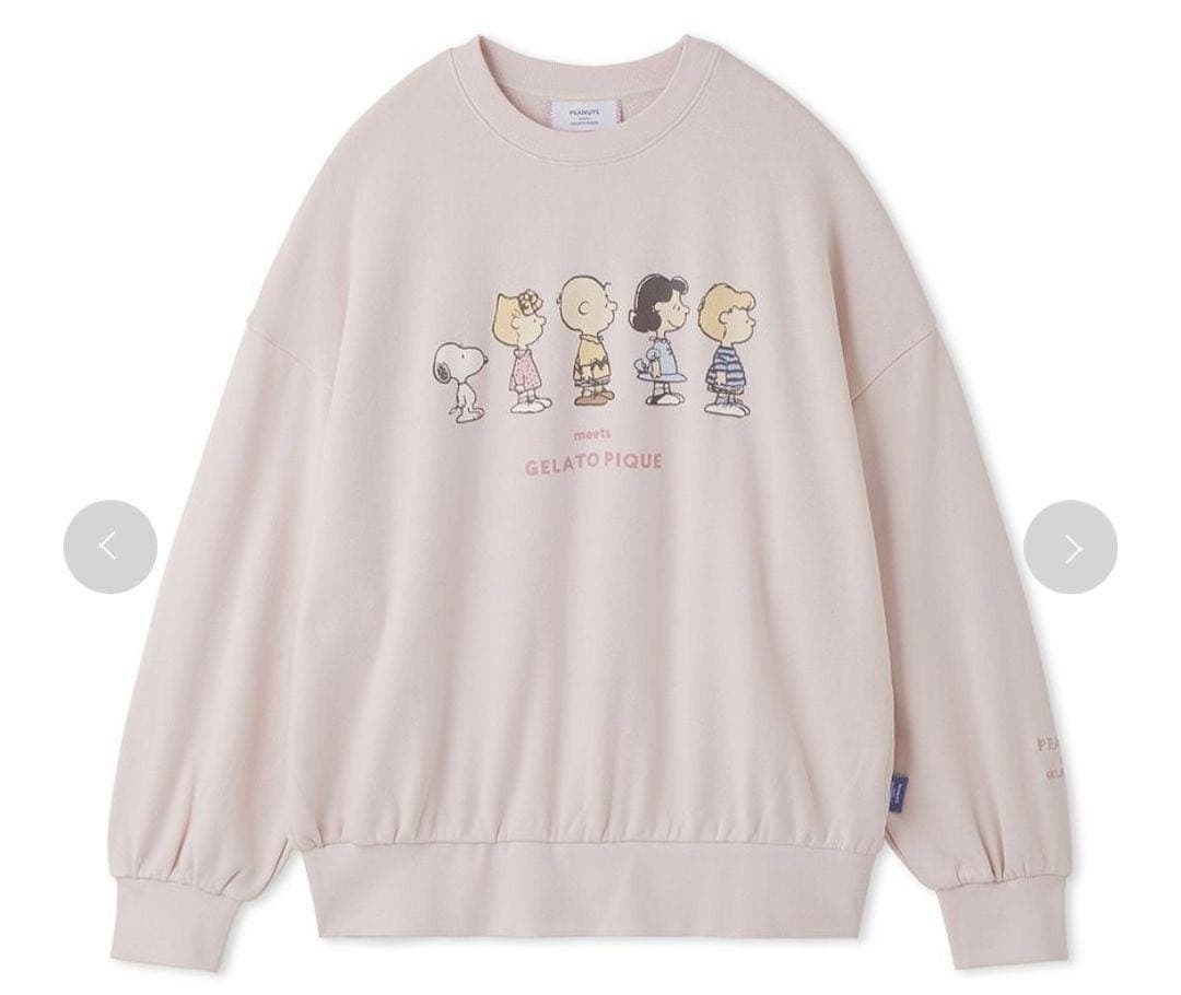 gelato pique 【PEANUTS】裏毛上下セット