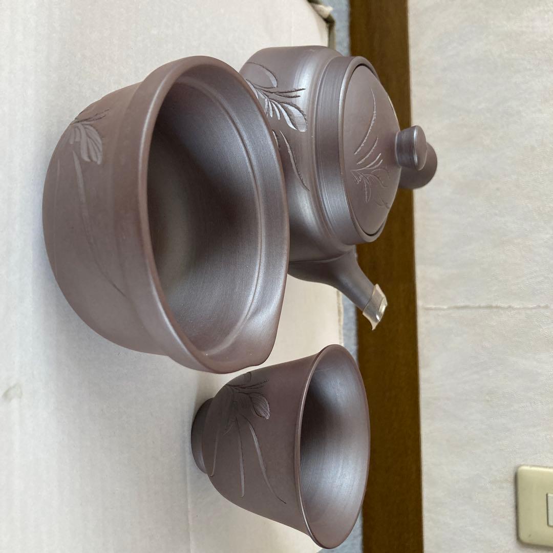 万古焼 急須 茶碗セット 未使用